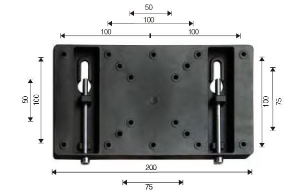 Nástěnný držák na LCD plazmové LED televizory se vzdáleností od zdi jen 18mm Nástěnný držák na LCD plazmové LED televizory se vzdáleností od zdi jen 18mm