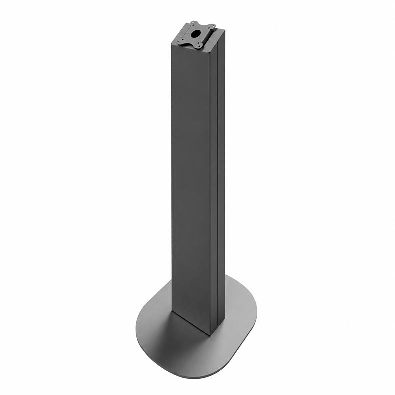 Podlahový stojan na monitor zobrazovací zařízení poutače nebo displeje, ideální do muzea, nákupního centra, hotelů a obchodních domů ITSV03 s prostorem na mini PC uvnitř těla