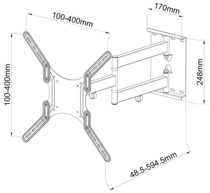 Tv držák Ergosolid Telfor