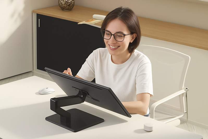 Stolní držák na monitory a displeje do kanceláří Fiber Mounts FRIOS