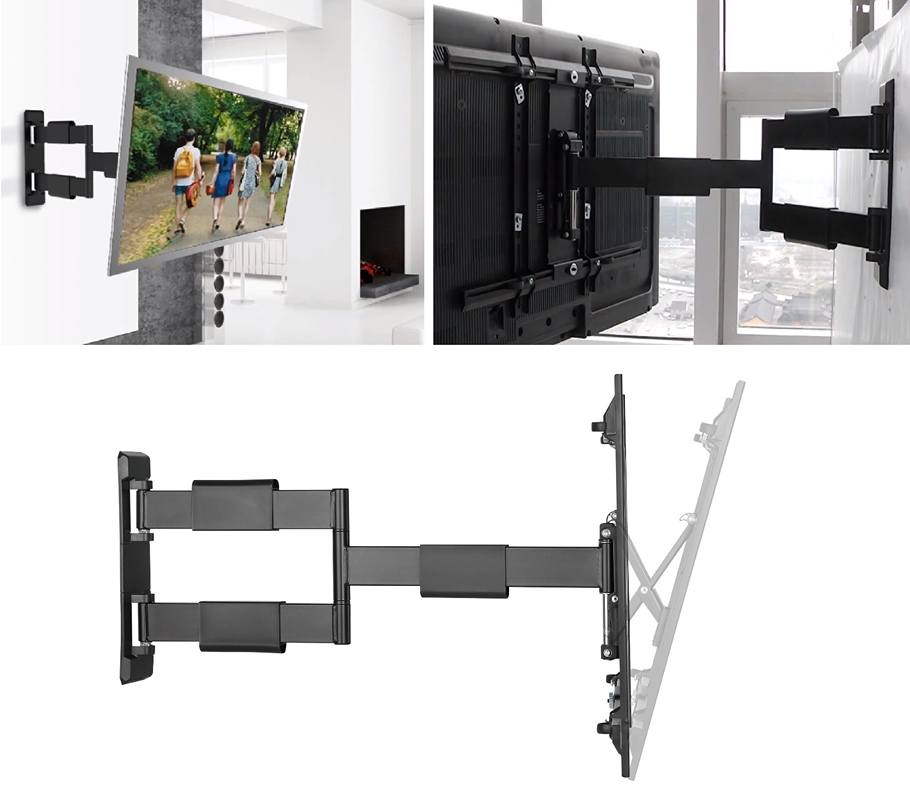 Držák pro zavěšení TV na stěnu a její snadné nastavení do potřebné pozice Fiber Mounts Nice-1