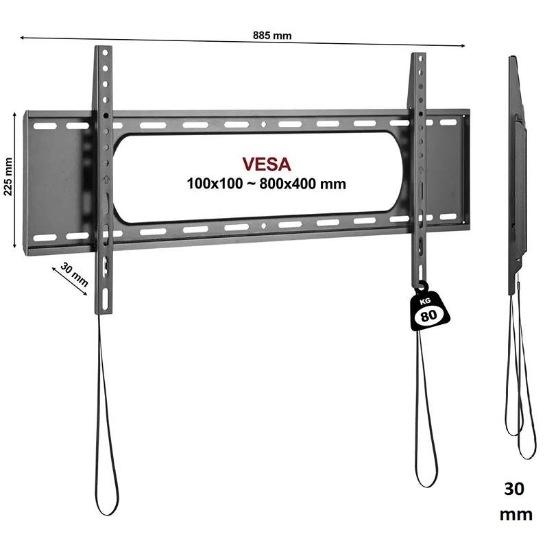 Držák na TV / monitor / obrazovku 45 - 100 palců Fiber Novelty C5F