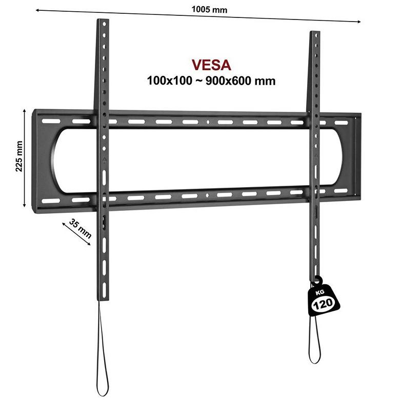 Držák na TV / monitor / obrazovku 55 - 130 palců Fiber Novelty C6F