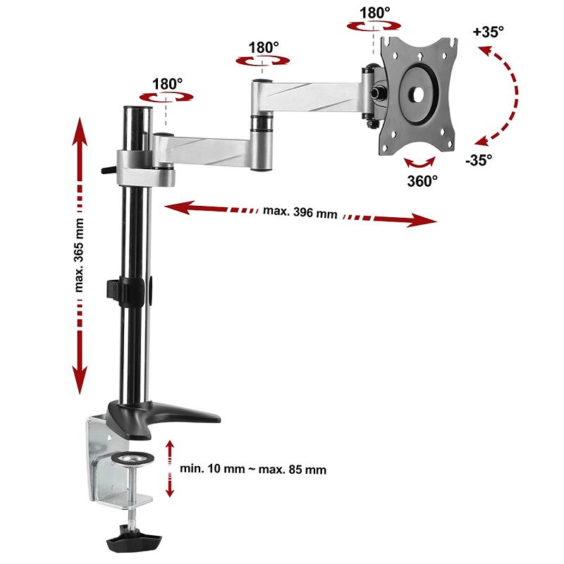 Držák na monitor do kanceláře, který spojuje eleganci, kvalitu a vysokou funkčnost. Plně nastavitelný stolní držák do kanceláře nebo pracovny - Fiber Novelty F70 Držák na monitor do kanceláře, který spojuje eleganci, kvalitu a vysokou funkčnost. Plně nastavitelný stolní držák do kanceláře nebo pracovny - Fiber Novelty F70