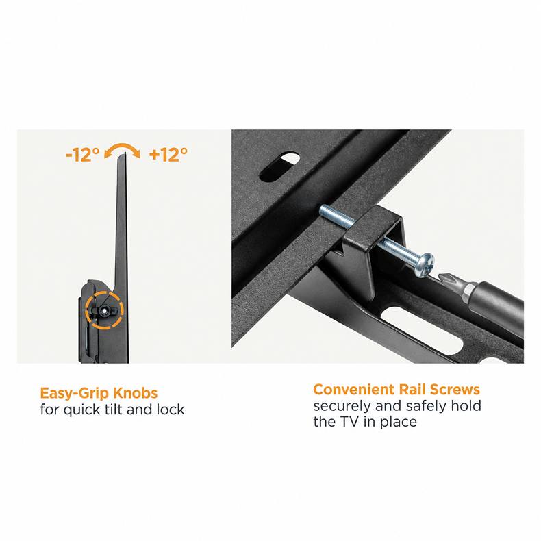 Nástěnný držák s naklápěním televize Fiber Novelty FN45T