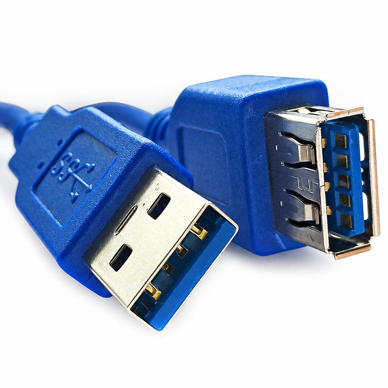 Prodlužovací USB 3.0 kabel, délka 1,6m Fiber Novelty USB3