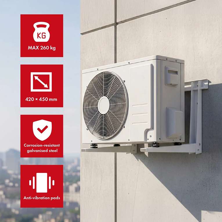 Zavěste si klimatizaci na stěnu Fiber Mounts FM147 nosnost 260kg