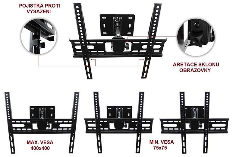 Televizní držák Fiber Mounts FM049