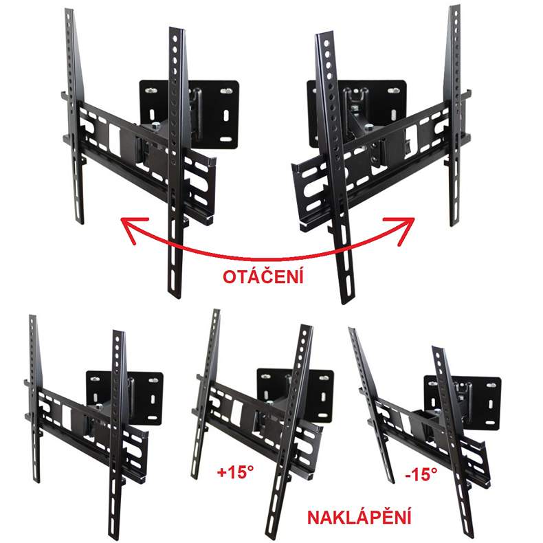TV držák Fiber Mounts FM049 otáčení a naklápění obrazovky