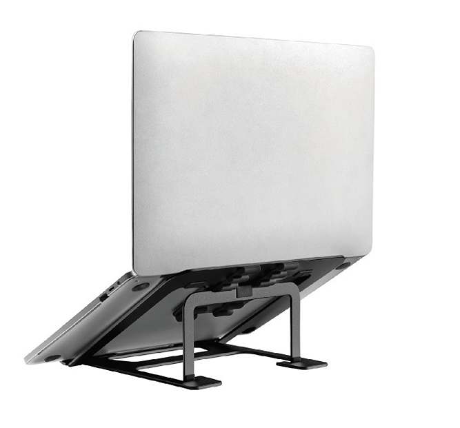 Kvalitní hliníková podstava stojánek na notebook pro výrazné zlepšení ergonomie a pohodlí při práci nebo hraní her Fiber Mounts M4C16