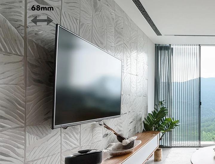 Zavěste si spolehlivě televizi na stěnu s držákem s nosností 80kg a naklápěním obrazovky Fiber Mounts M4C21