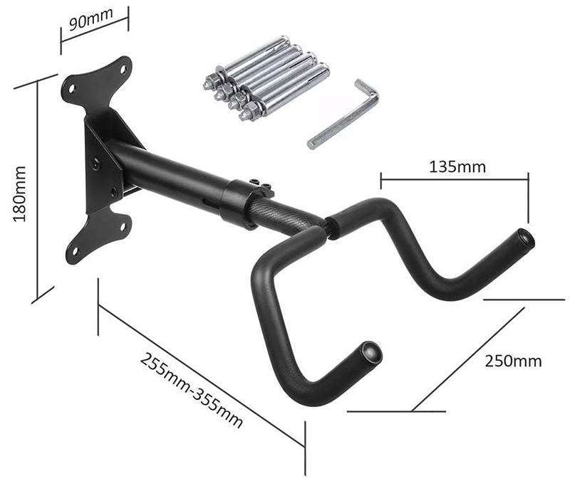 Rozměry držáku jízdního kola Fiber Mounts M4C31