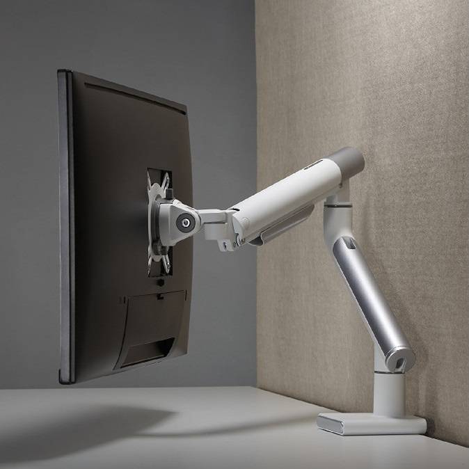 Prémiový designový držák na monitory ergonomický do kanceláří Fiber Mounts M4C37