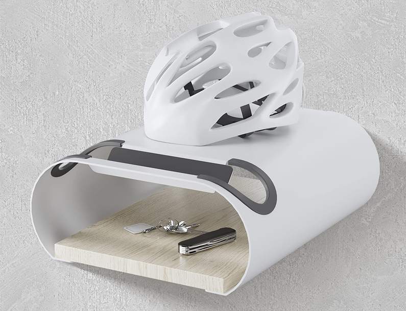 Držák pro cyklisty na kolo, helmu a příslušenství k jízdnímu kolu Fiber Mounts M4C66
