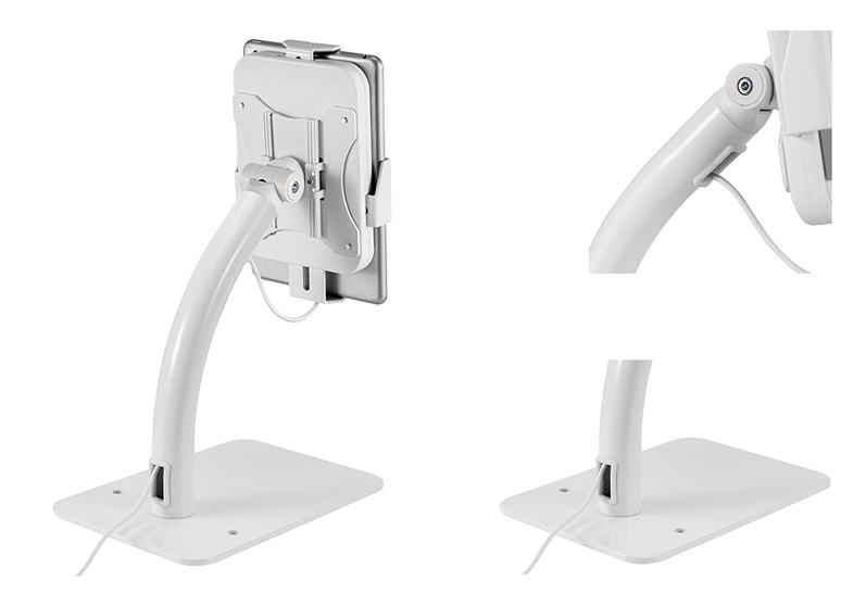 Systém pro vedení kabeláže tělem stojanu na iPad / tablet Fiber Mounts M4C68W