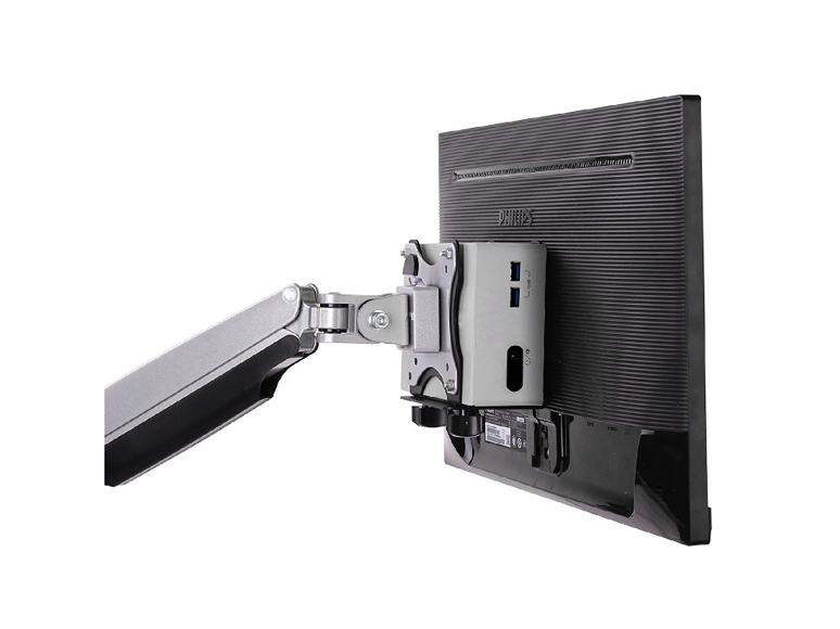 Držák na mini PC, Intel CPU, MAC Mini CPU apod. s uchycením na držák za monitor - Fiber Mounts M7C20