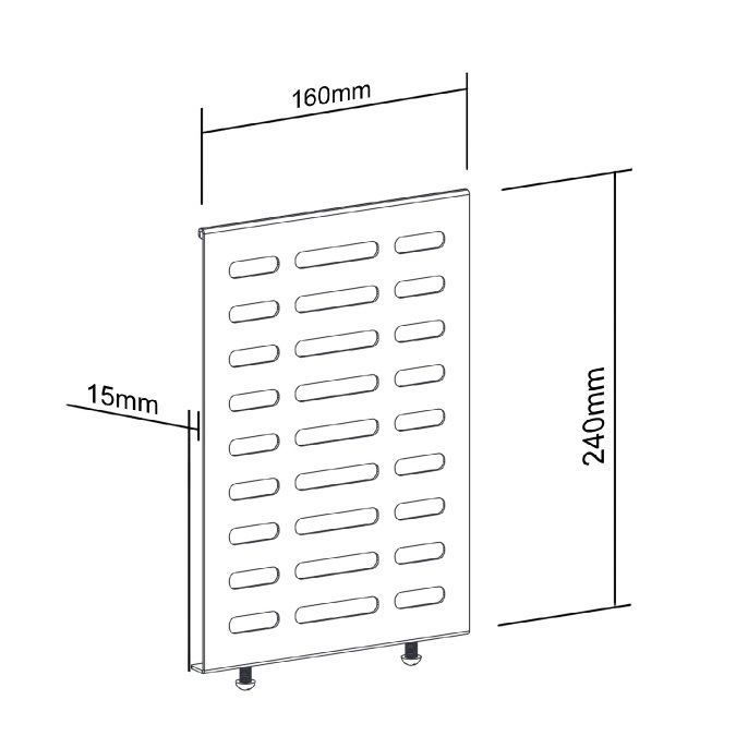 Držák na mini PC, mini procesor nebo CPU pro uchycení za televize nebo monitory Fiber Mounts M8C02