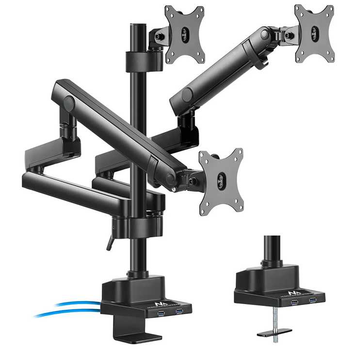 Stolní držák na 3 monitory Fiber Mounts M8C11