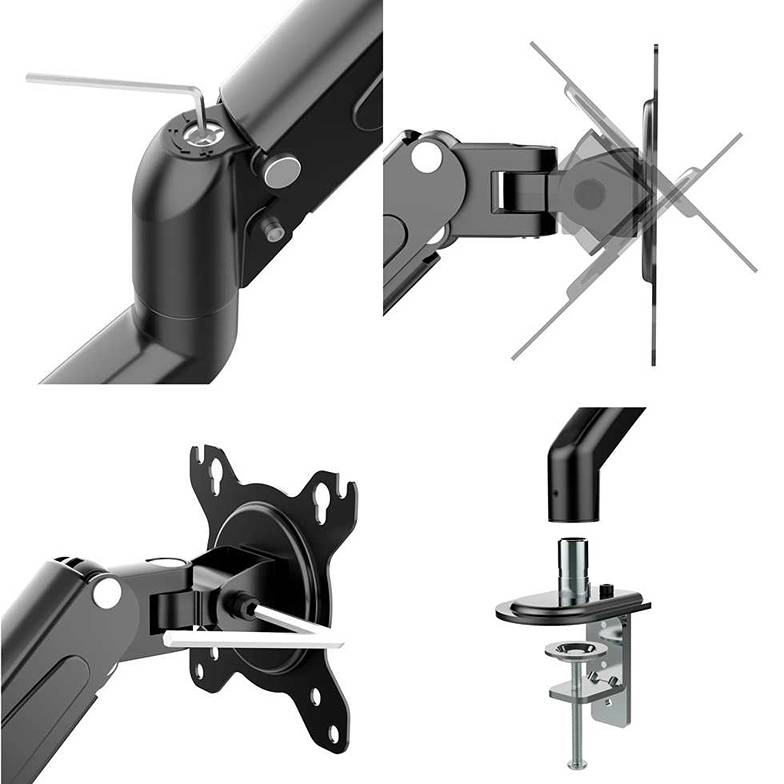 Zavěste si monitor na stolní držák Fiber Mounts M8C6