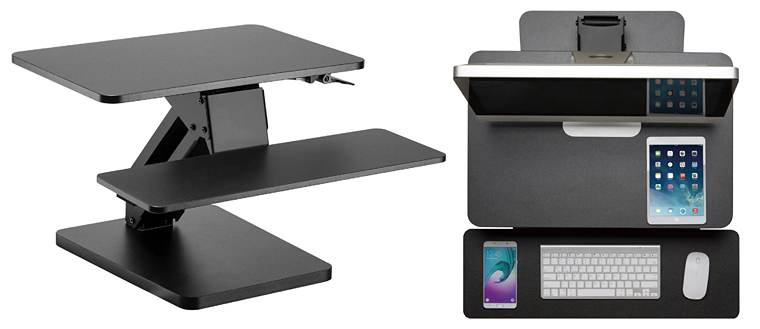 Pracujte v kanceláři kdykoli vsedě nebo vestoje Fiber Mounts M8C82