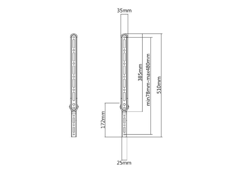 Držák soundbaru Fiber Mounts M9C12