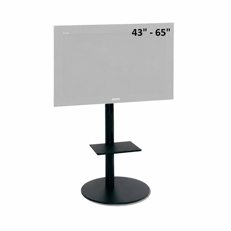 Televizní stojan stolek v černé matné barvě, italský design - OMB Pedestal Maxi Televizní stolek / stojan OMB Pedestal Maxi