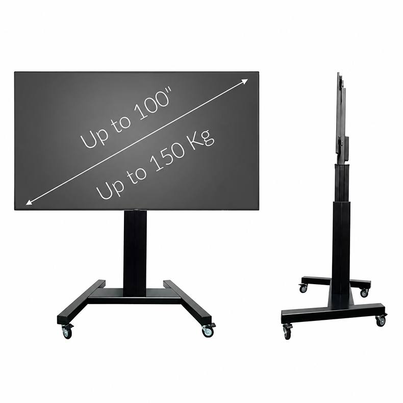Profesionální prezentační elektrický stojan na televize Omb Trolley E700
