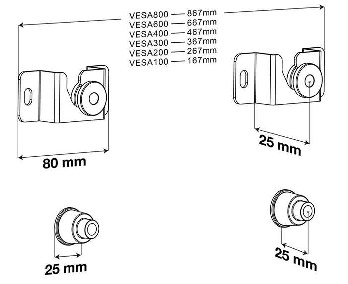Držák Tv Fiber Mounts FM04