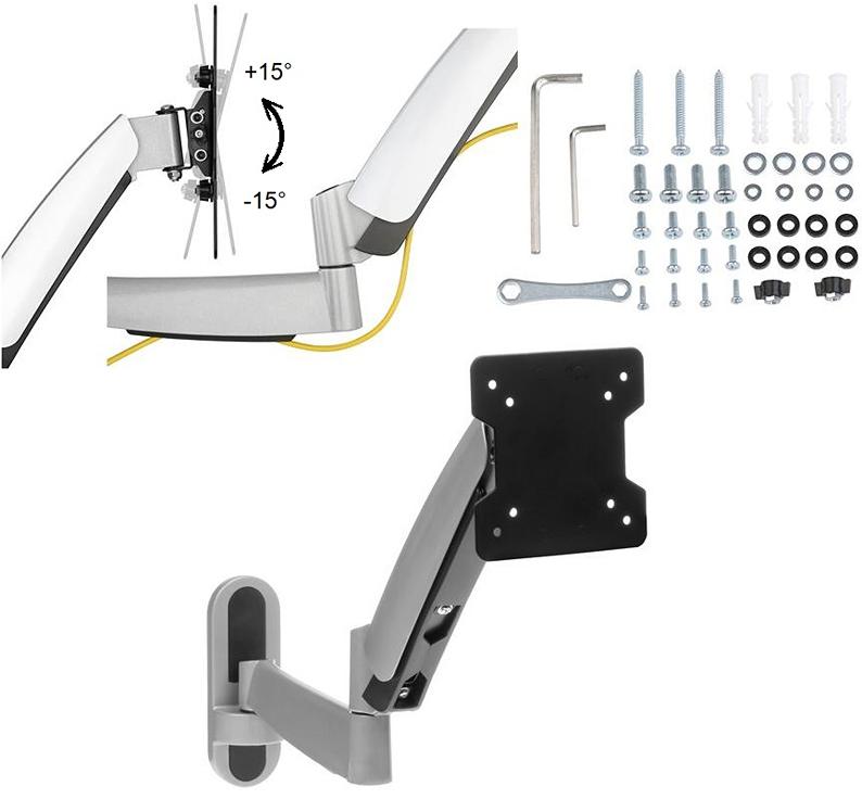 Polohovatelný držák Tv monitoru Fiber Mounts Fine1