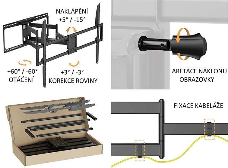 Tv držák Fiber Mounts Fm99