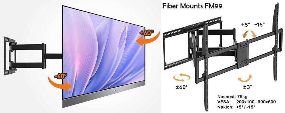 Tv držák Fiber Mounts Fm99