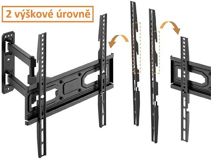 Otočný sklopný držák Tv Fiber Mounts FM78
