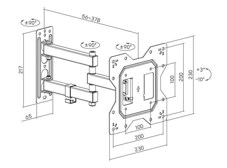 Nástěnný držák TV Fiber Mounts Fm77