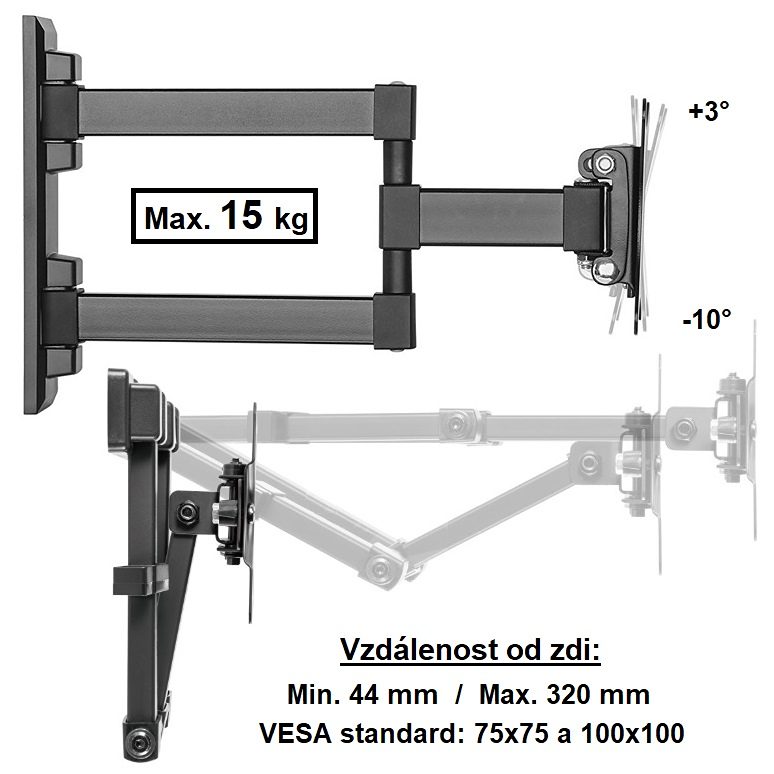 Držák Tv monitoru Fiber Mounts FM234