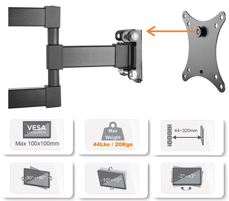 Držák Tv monitoru Fiber Mounts FM234