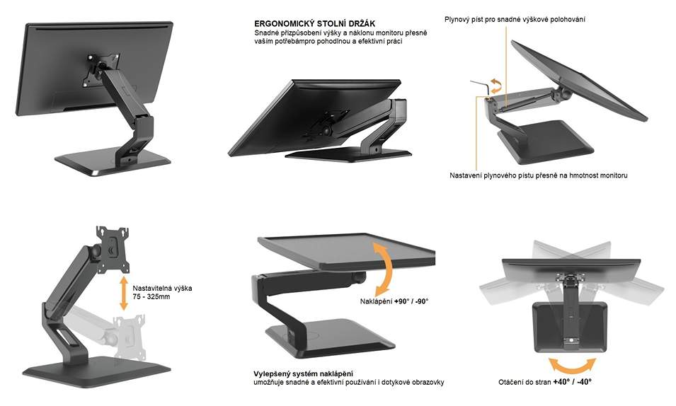 Podstava na monitor Fiber Mounts Frios