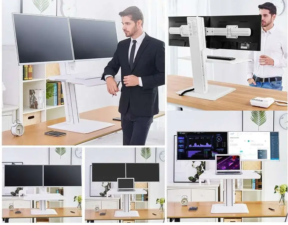 Stolní držák pro 2 monitory NB ST15-2AW