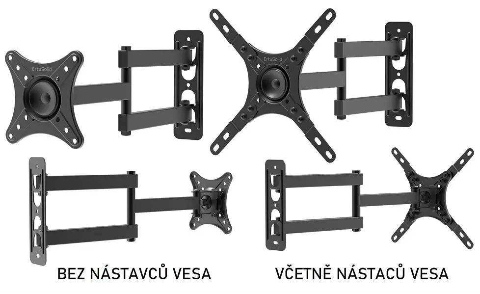 Držák monitoru TV s nastavením pozice ErtuSolid Ceros-M1