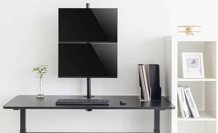 Stolní držák 2 monitorů Fiber Mounts M9C66