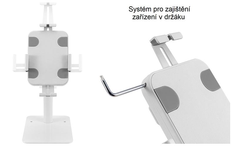 Držák tabletu stolní nebo nástěnný Fiber Mounts M4C68W
