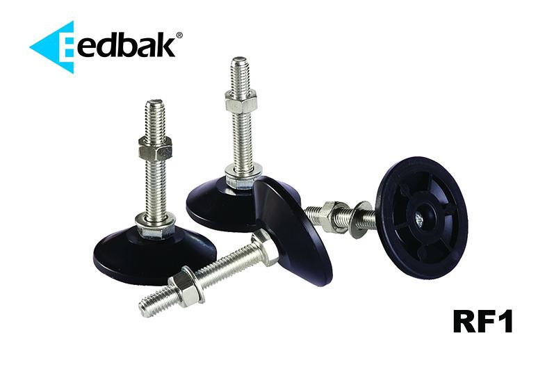 EDBAK RF1 - pevné podstavce na stojany místo pojezdových koleček