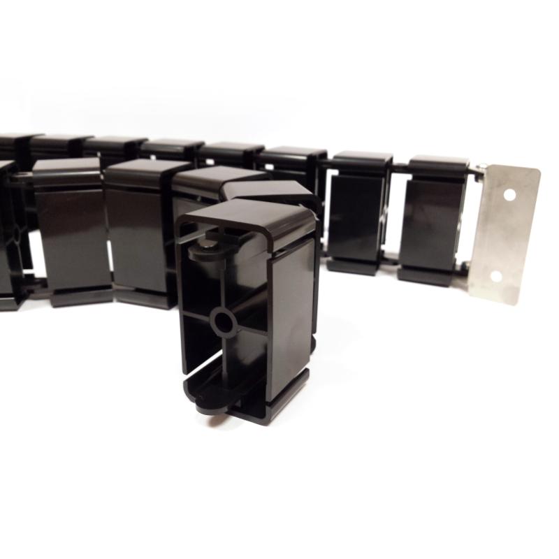 Organizér na kabeláž pro svedení ze stolu, délka 120 cm Ergosolid MASK120B