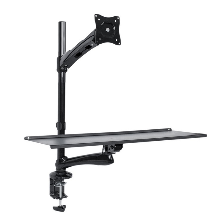 Držák monitoru s poličkou na klávesnici Fiber Mounts M68C1