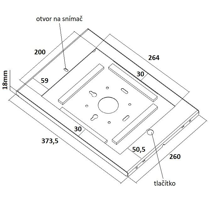 Držák na tablet Fiber Mounts M9C07W