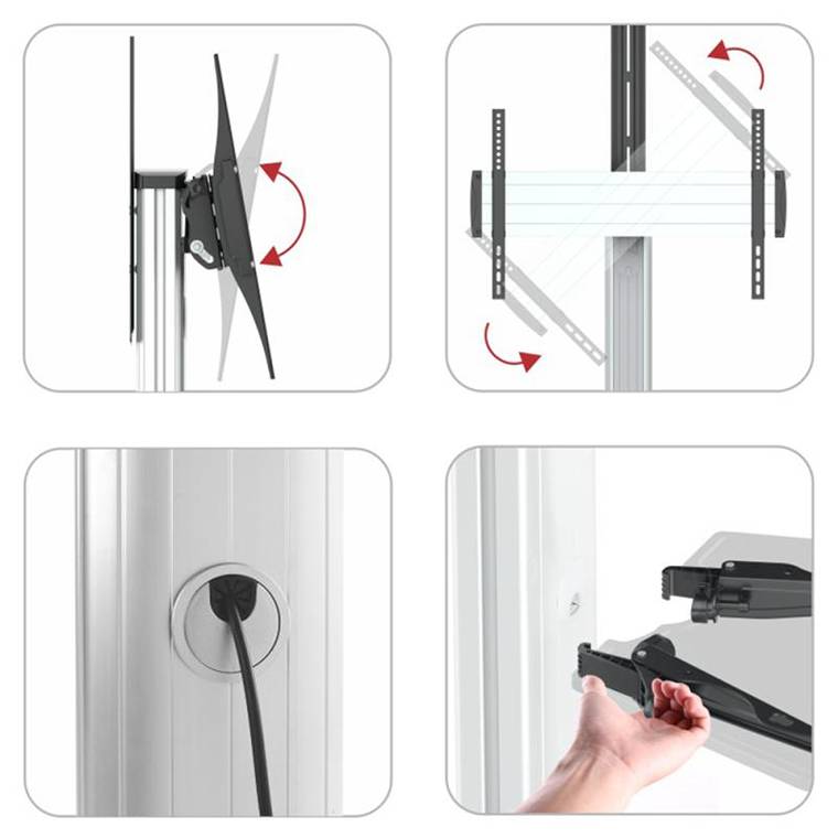 Profesionální Tv stojan Fiber Novelty FN7000