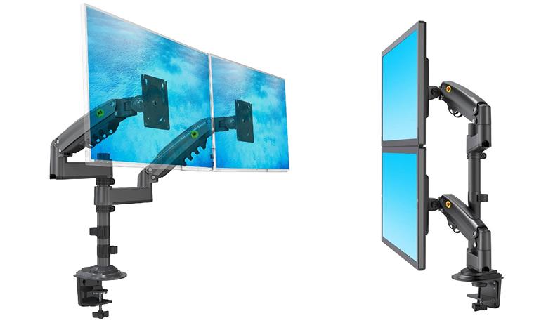 Stolní držák na 2 monitory NB H180