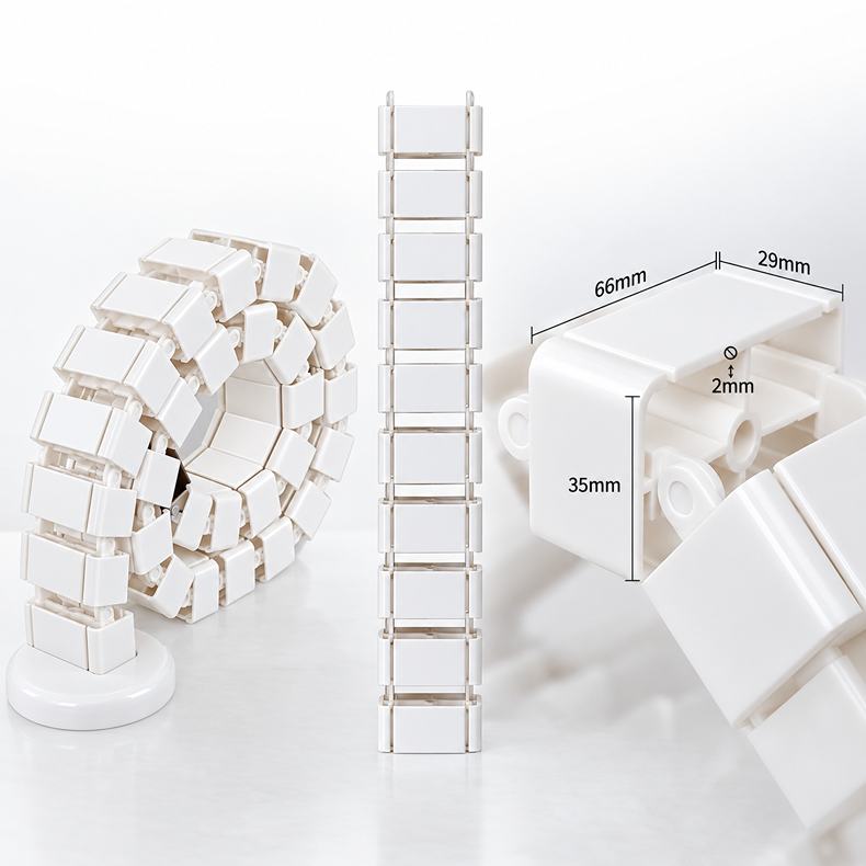 Rozměry stolní lišty na kabeláž Ergosolid CMP017