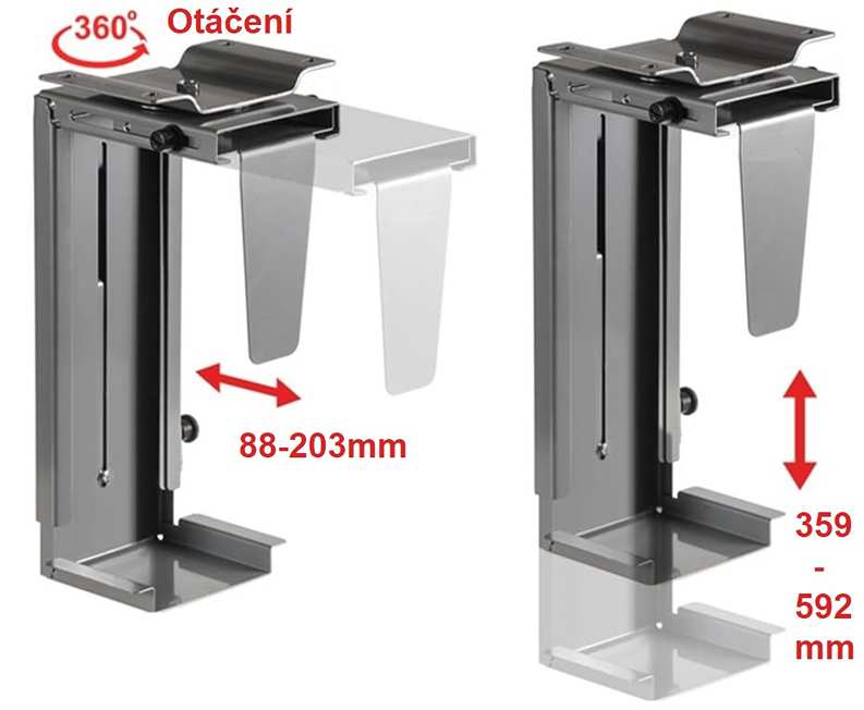 Držák na PC Fiber Mounts M7C13S