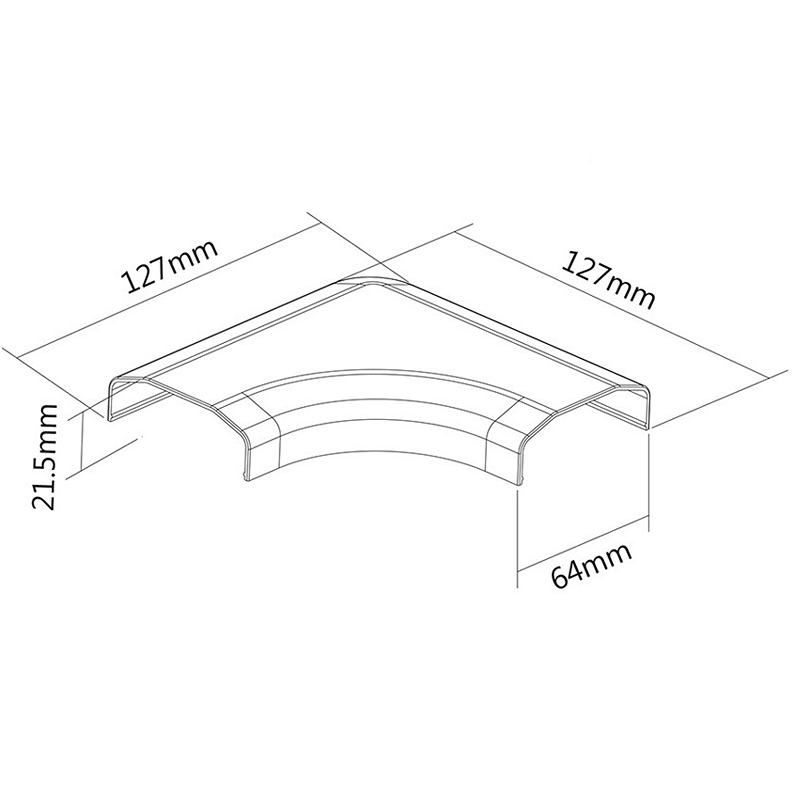Rohová lišta Fiber Mounts M6C97