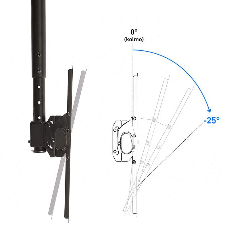 Držák na Tv stropní Fiber Novelty T1610